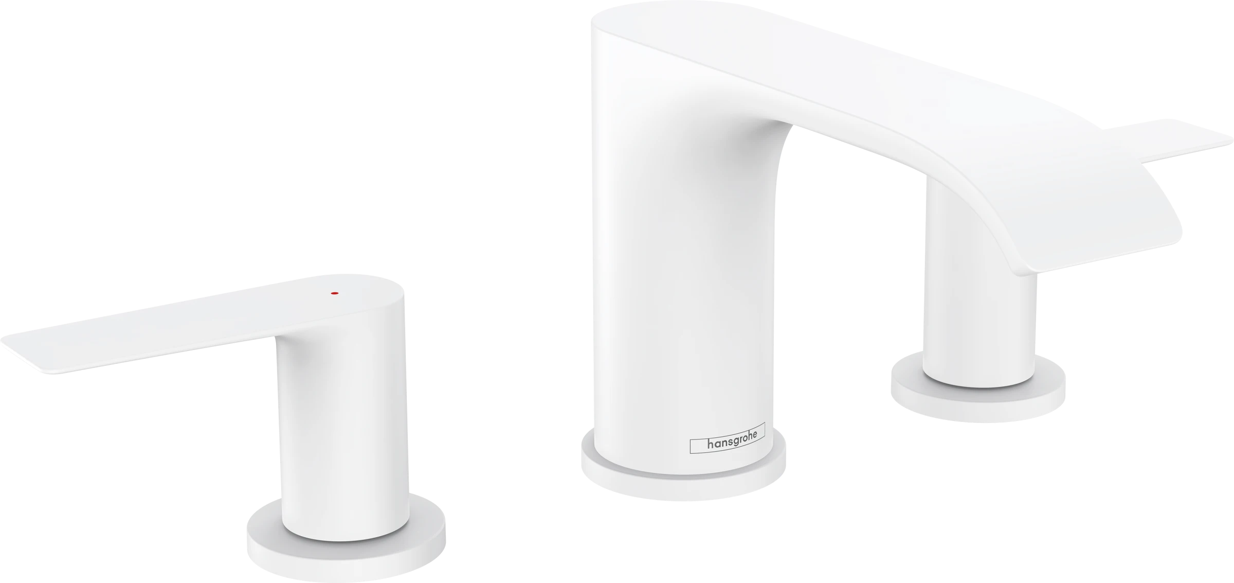Hansgrohe Vivenis 3-hole Basin Mixer 90 With Pop-up Waste Set Matt White