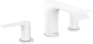 Hansgrohe Vivenis 3-hole Basin Mixer 90 With Pop-up Waste Set Matt White