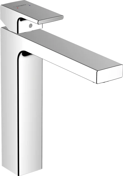 Hansgrohe Vernis Shape Single Lever Basin Mixer 190 With Metal Pop-up Waste Set Chrome