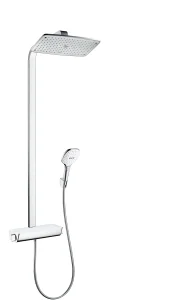 Hansgrohe Raindance E Showerpipe 360 1jet Ecosmart With Thermostatic Shower Mixer