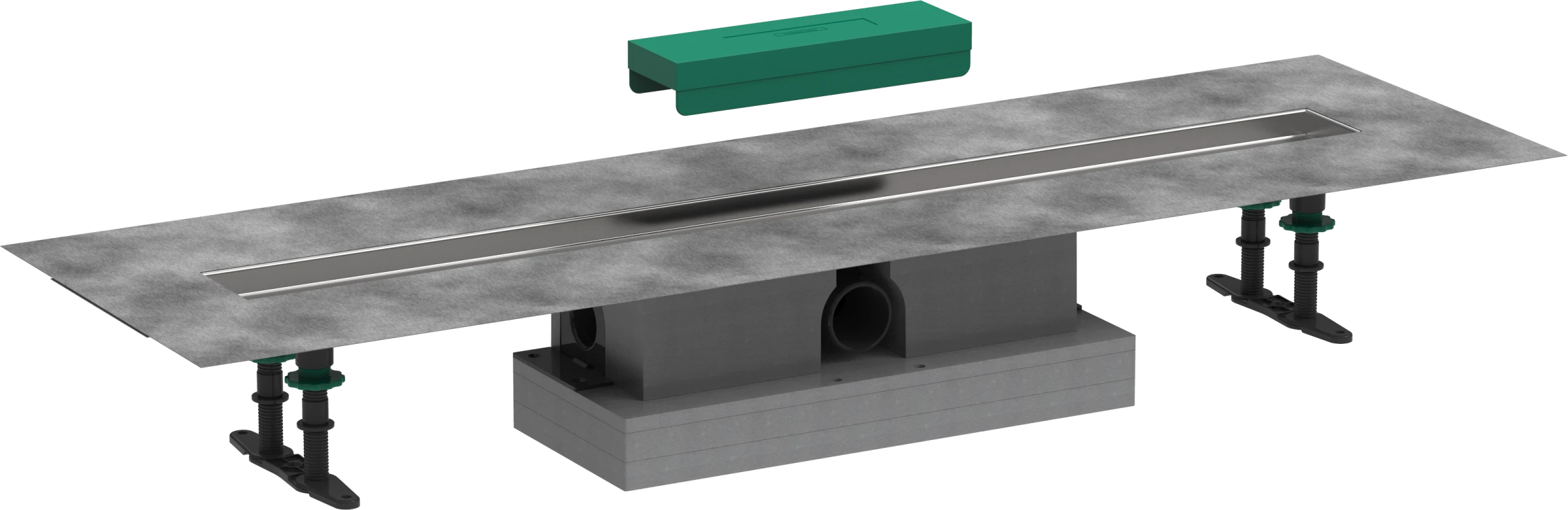 Hansgrohe Ubox Universal Complete Set For Standard Installation - 900 For Shower Drains Finish Sets
