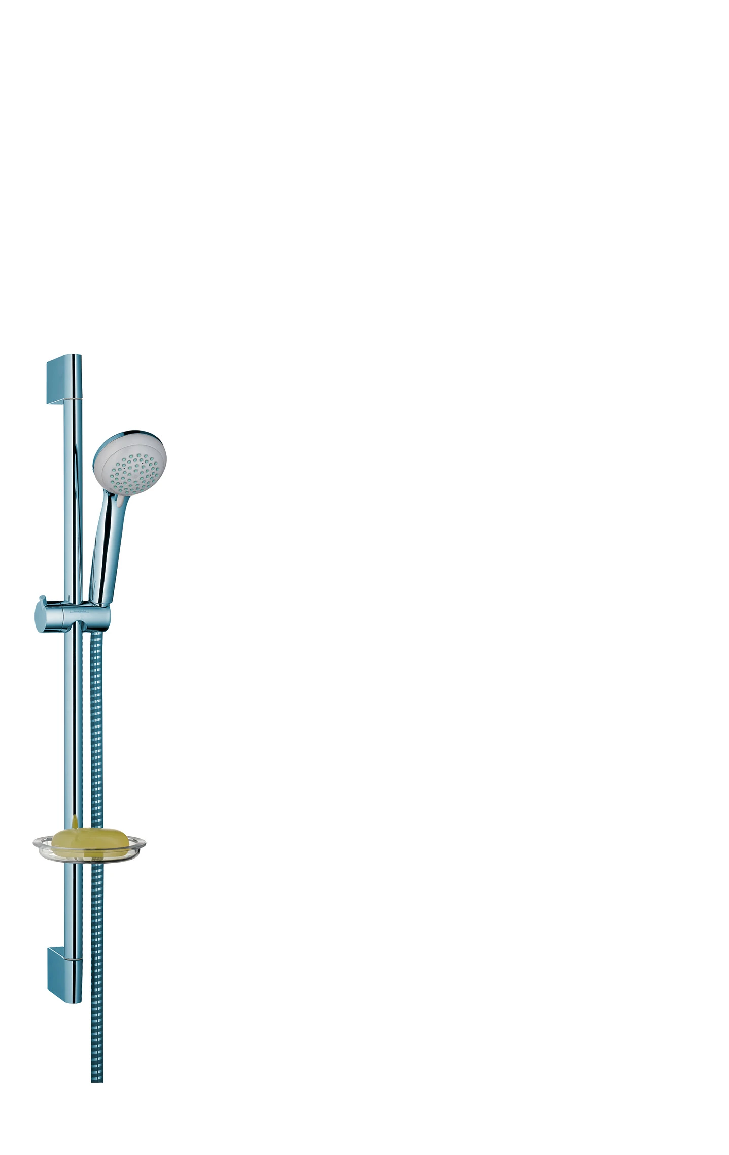 Hansgrohe Crometta 85 Shower Set Vario With Shower Rail 65 Cm And Soap Dish Chrome