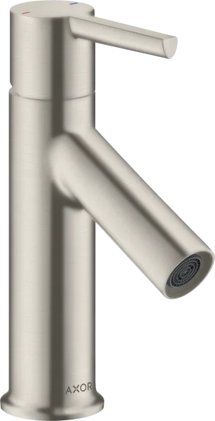 Axor Starck Single Lever Basin Mixer 80 With Pop-up Waste Stainless Steel