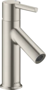 Axor Starck Single Lever Basin Mixer 80 With Pop-up Waste Stainless Steel