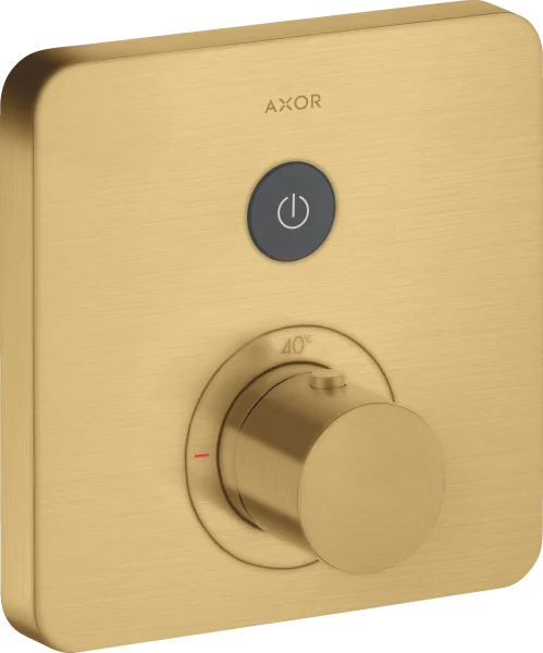 Axor Showerselect Thermostatic Mixer Softsquare For Concealed Installation For 1 Outlet Gold Brushed