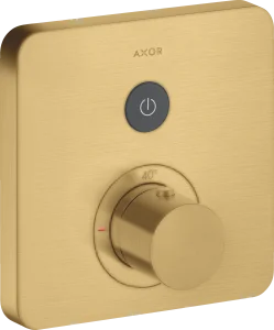 Axor Showerselect Thermostatic Mixer Softsquare For Concealed Installation For 1 Outlet Gold Brushed