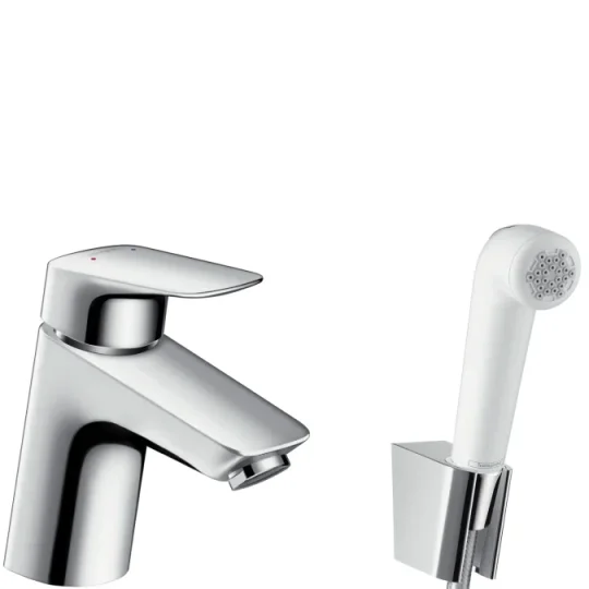 Hansgrohe Logis Manual Mixers 563 X 175 X 70mm Chrome detail view - Image 2