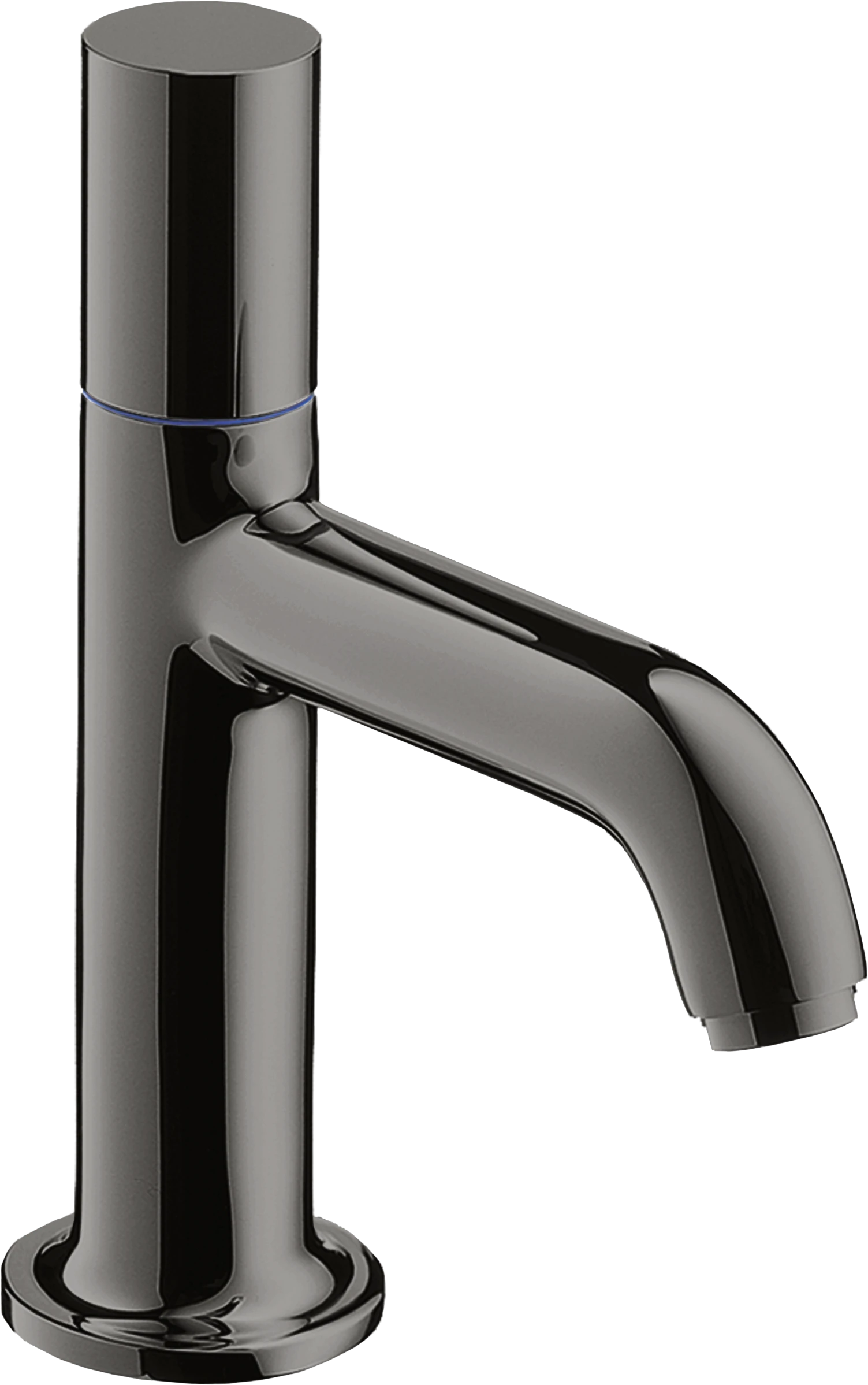 Axor Uno Pillar Tap 70 Without Waste Polished Black Chrome