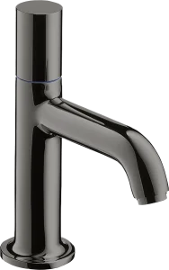 Axor Uno Pillar Tap 70 Without Waste Polished Black Chrome