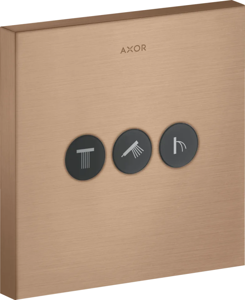 Axor Showerselect Valves Concealed 215 X 185 X 130mm Rose Gold/gold - Brushed product image - Image 1