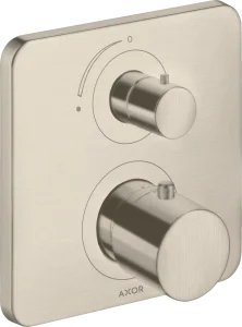 Axor Citterio M Thermostatic Mixer For Concealed Installation With Shut-off Valve Brushed Nickel