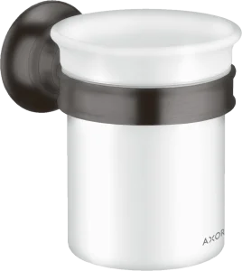 Axor Montreux Toothbrush Tumbler Brushed Black Chrome