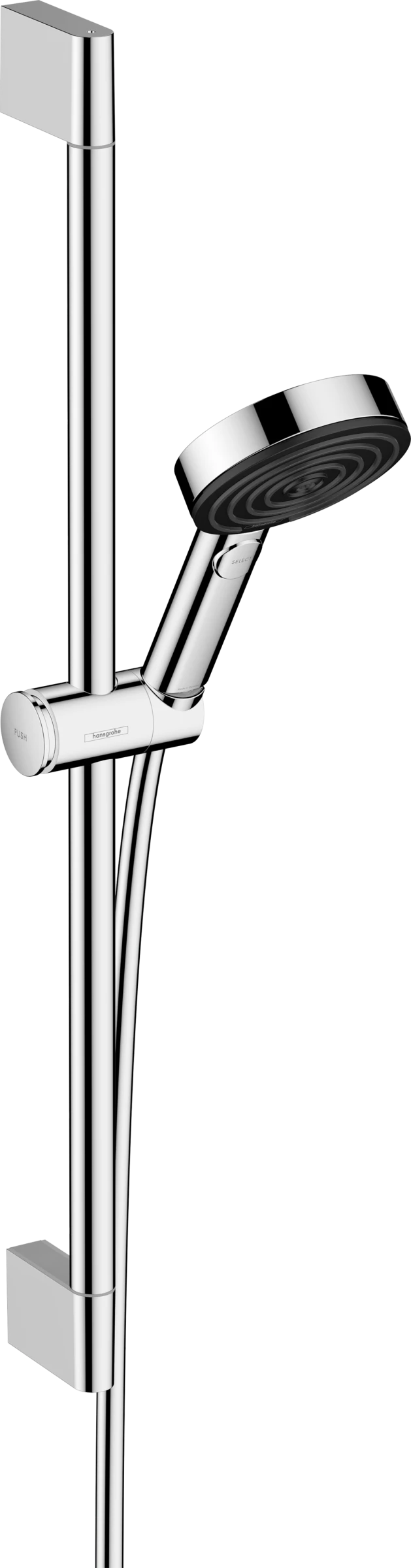 Hansgrohe Pulsify Select S Shower Set 105 3jet Relaxation Ecosmart With Shower Bar 65 Cm Chrome
