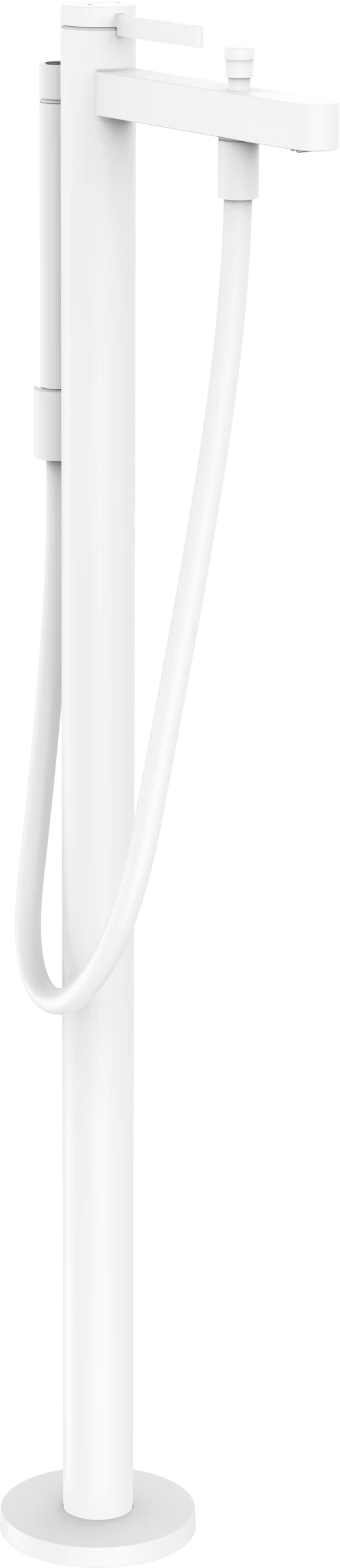 Hansgrohe Finoris Single Lever Bath Mixer Floor-standing Matt White