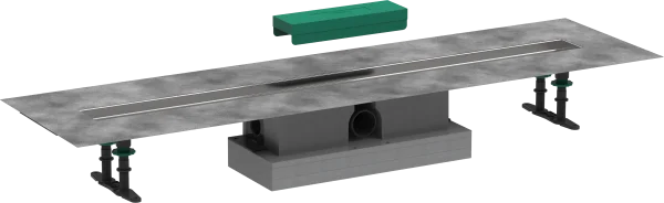 Hansgrohe Ubox Universal Complete Set For Standard Installation - 1000 For Shower Drains Finish Sets