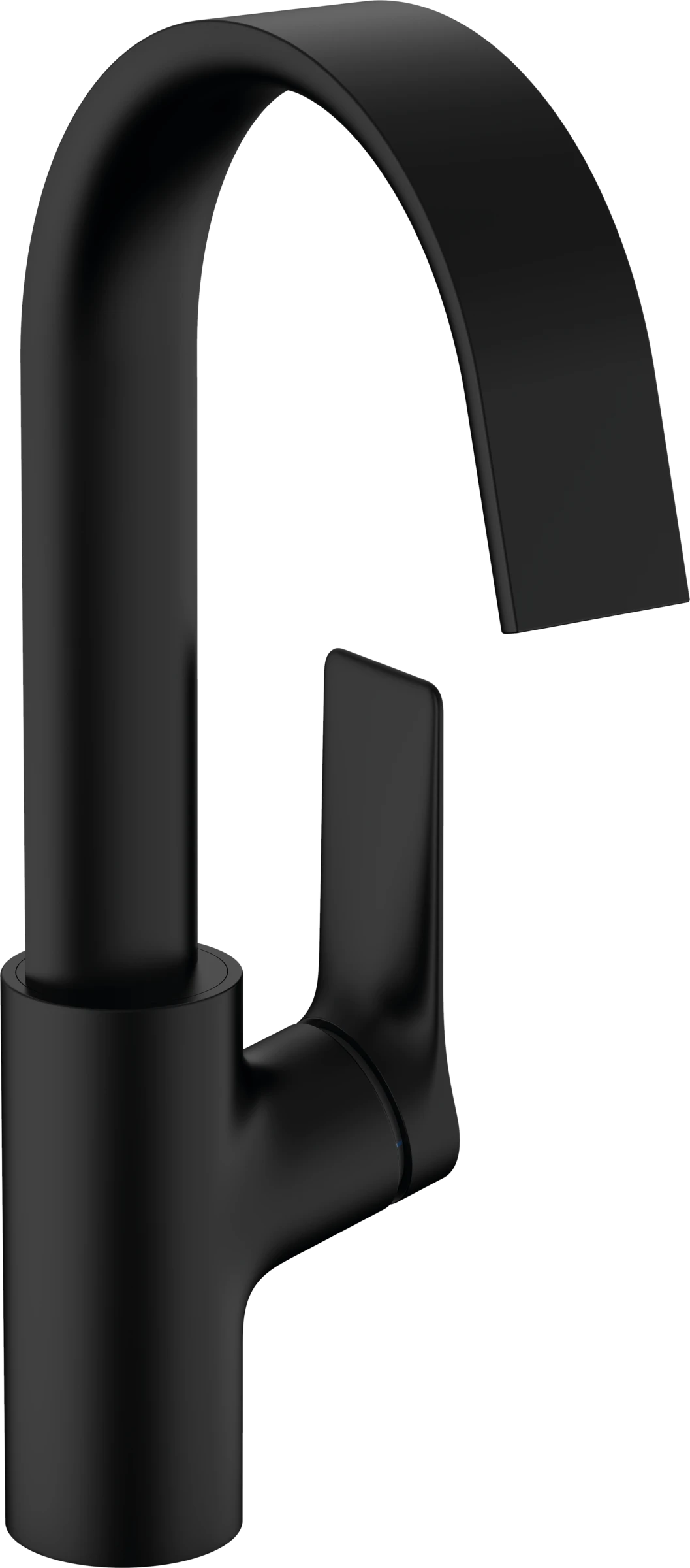Hansgrohe Vivenis Single Lever Basin Mixer 210 With Swivel Spout And Pop-up Waste Set Matt Black