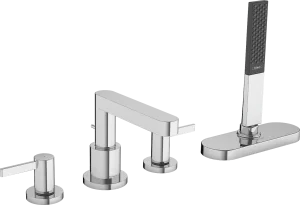 Hansgrohe Finoris 4-hole Rim Mounted Bath Mixer With Sbox Chrome