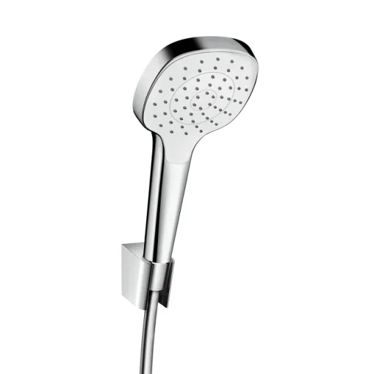 Hansgrohe Croma Select E Porter Sets 305 X 187 X 90mm White/chrome detail view - Image 2
