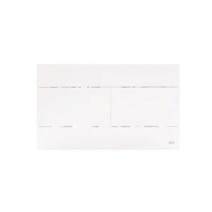 Oli Slim White Soft Touch Mechanical Flush Plate TD