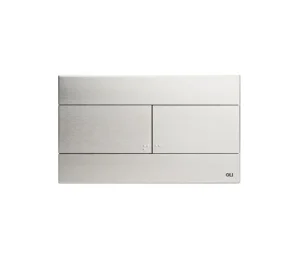 Oli Slim Dual Control Mechanical Flush Plate Satin Chrome TD