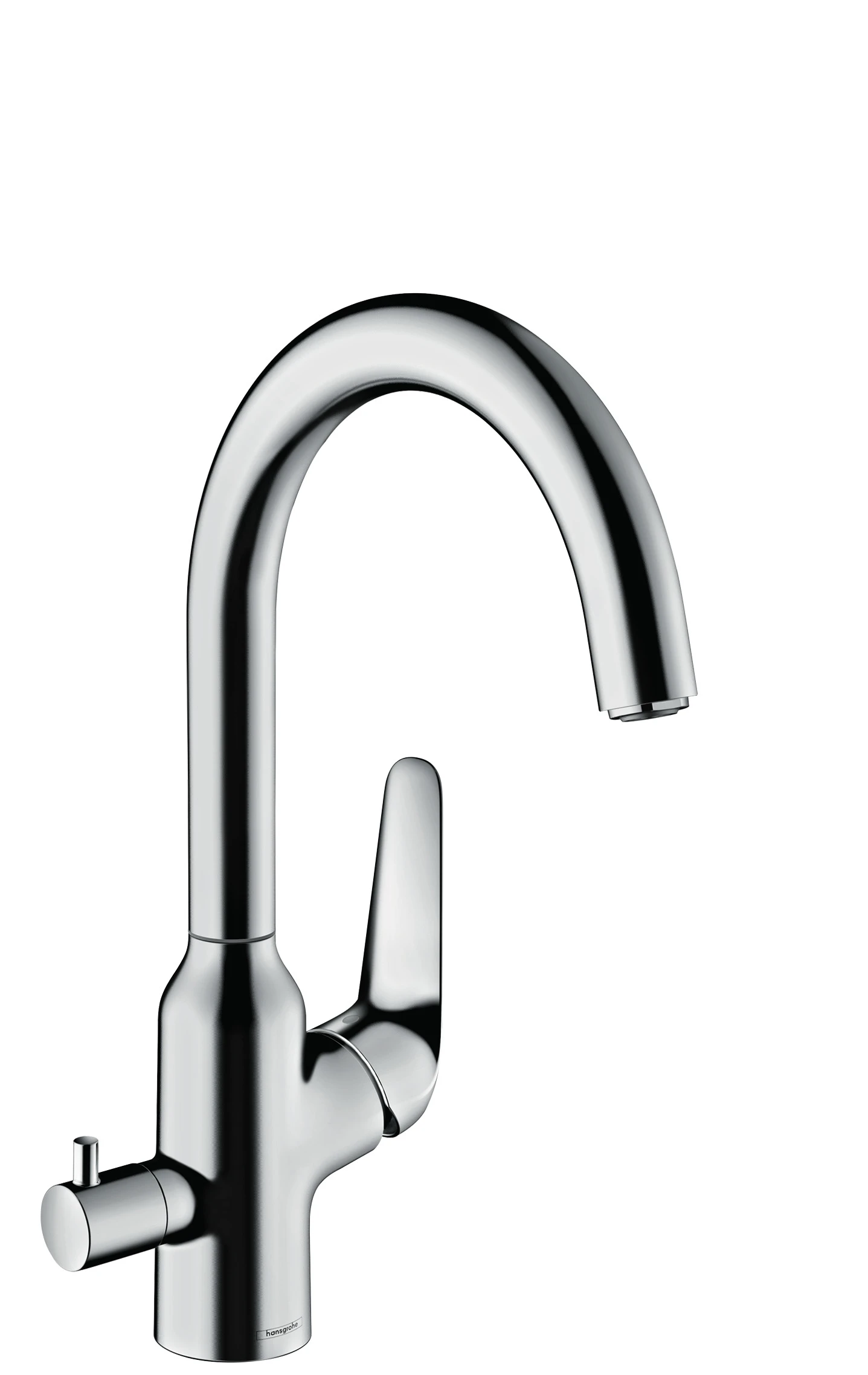 Hansgrohe Focus M42 Single Lever Kitchen Mixer 220 With Shut-off Valve For Additional Appliance, Single Spray Mode Chrome