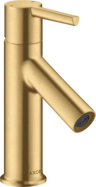 Axor Starck Single Lever Basin Mixer 80 With Pop-up Waste Gold Brushed