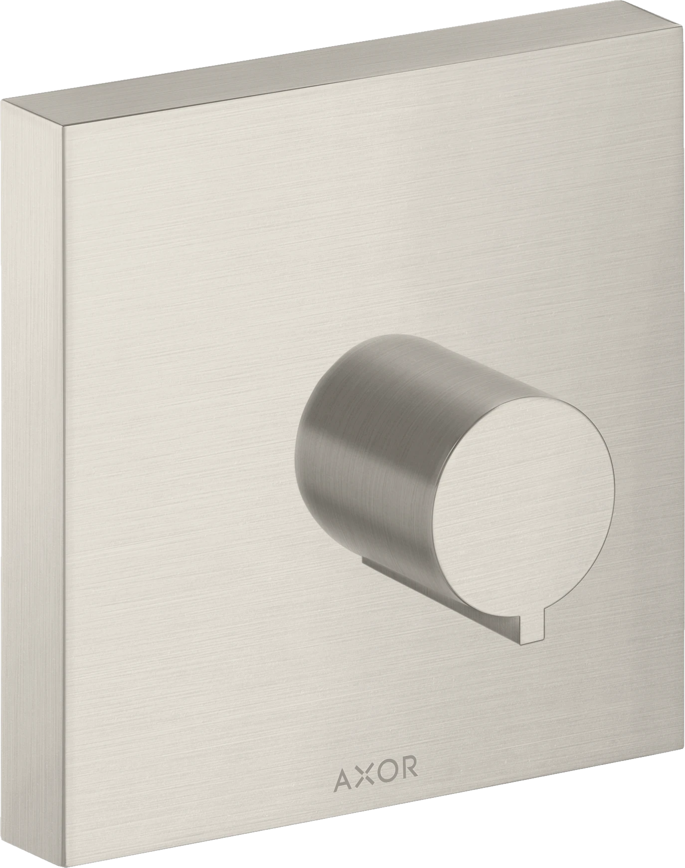 Axor Showersolutions Shut-off Valve Square 120 Mm X 120 Mm For Concealed Installation Stainless Steel
