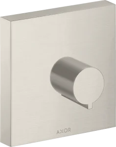 Axor Showersolutions Shut-off Valve Square 120 Mm X 120 Mm For Concealed Installation Stainless Steel
