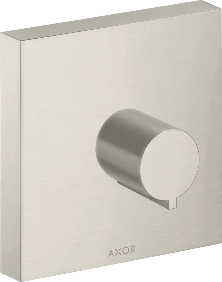 Axor Showersolutions Shut-off Valves 240 X 230 X 65mm Stainless Steel product image - Image 1