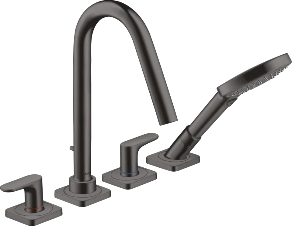 Axor Citterio M Bath Mixers Concealed 510 X 270 X 135mm Gunmetal/chrome - Brushed product image - Image 1
