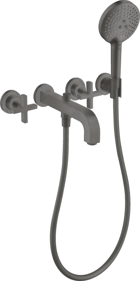 Axor Citterio Bath Mixers Concealed 504 X 263 X 128mm Gunmetal/chrome - Brushed product image - Image 1