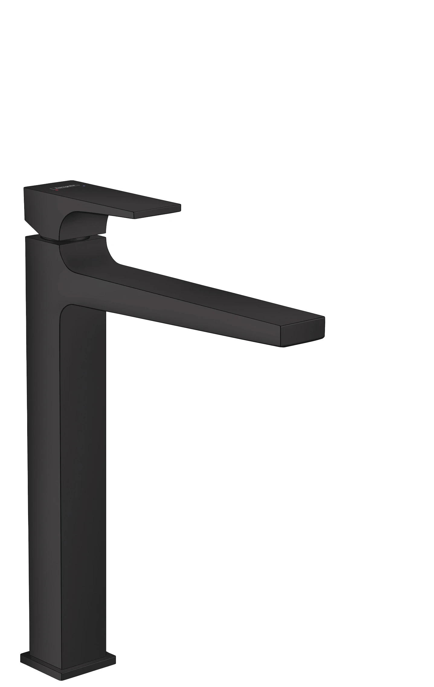 Hansgrohe Metropol Single Lever Basin Mixer 260 With Lever Handle For Wash Bowls With Push-open Waste Matt Black