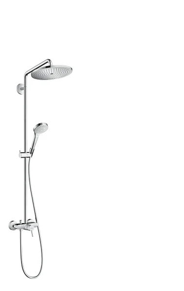 Hansgrohe Croma Select S Showerpipe 280 1jet With Manual Shower Mixer Chrome
