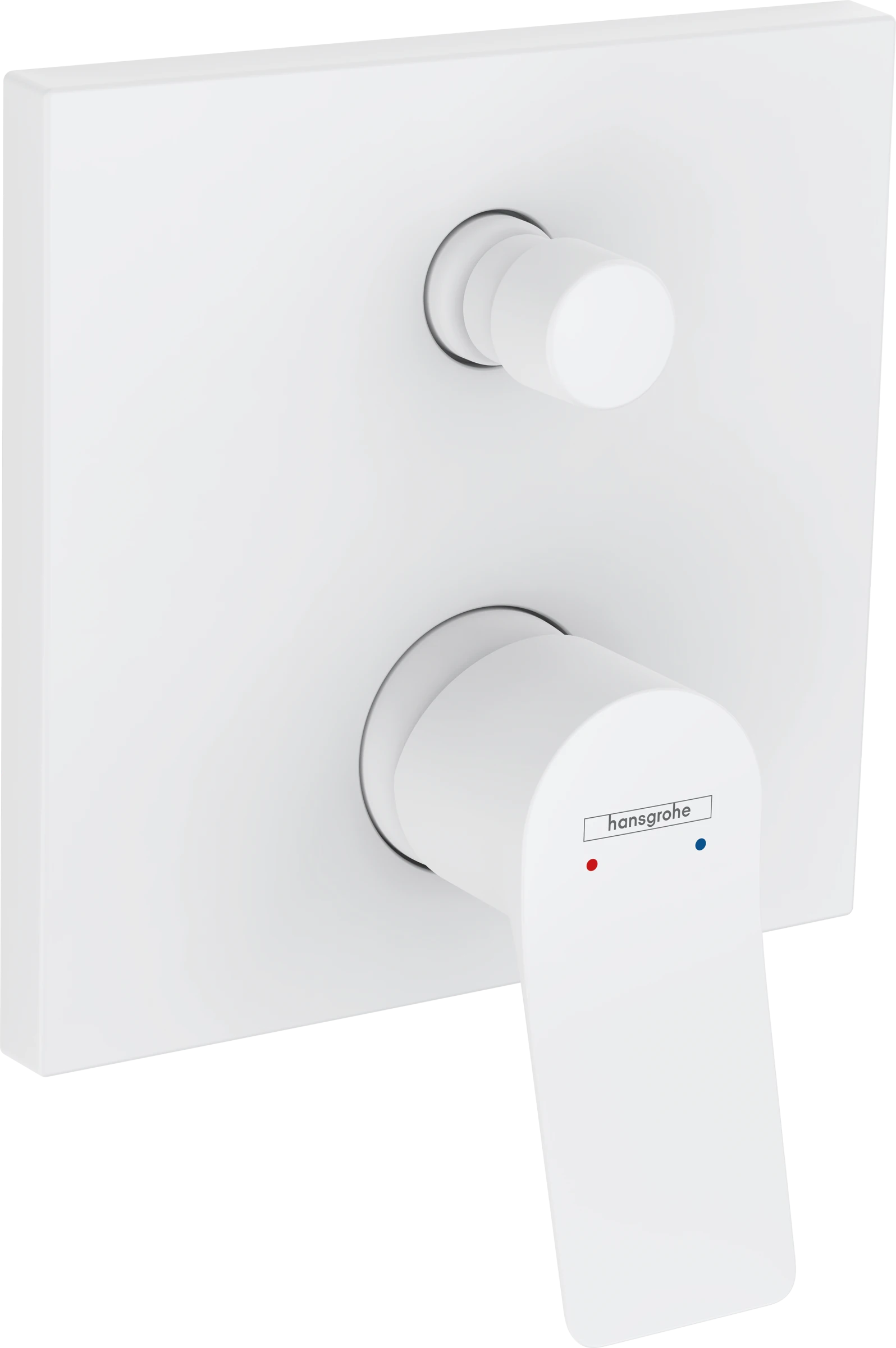 Hansgrohe Vivenis Single Lever Bath Mixer For Concealed Installation With Integrated Security Combination According To En1717 Matt White