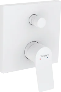 Hansgrohe Vivenis Single Lever Bath Mixer For Concealed Installation With Integrated Security Combination According To En1717 Matt White