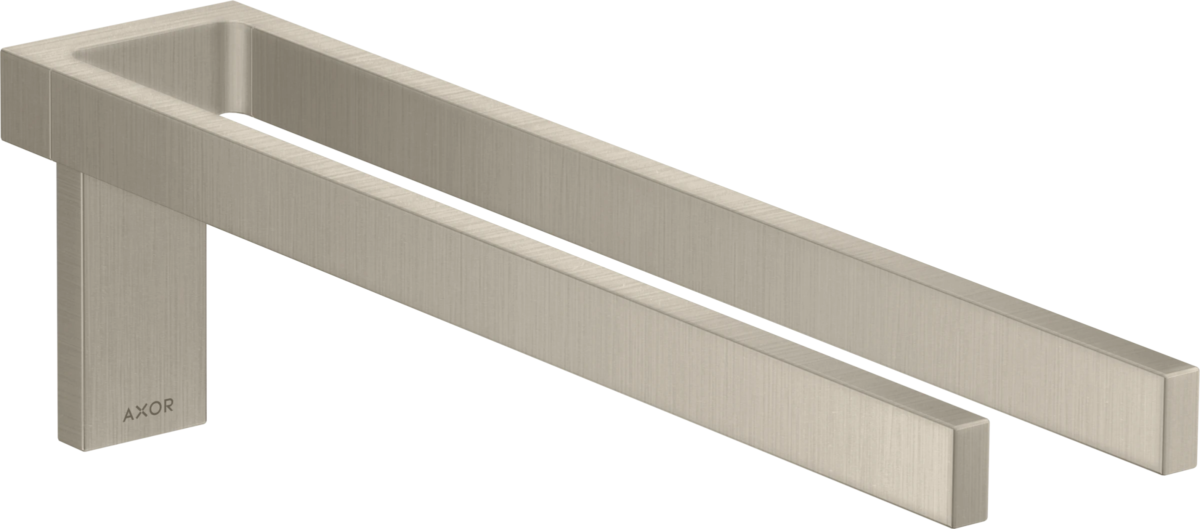 Axor Universal Rectangular Towel Holder 460 X 245 X 105mm Nickel - Brushed