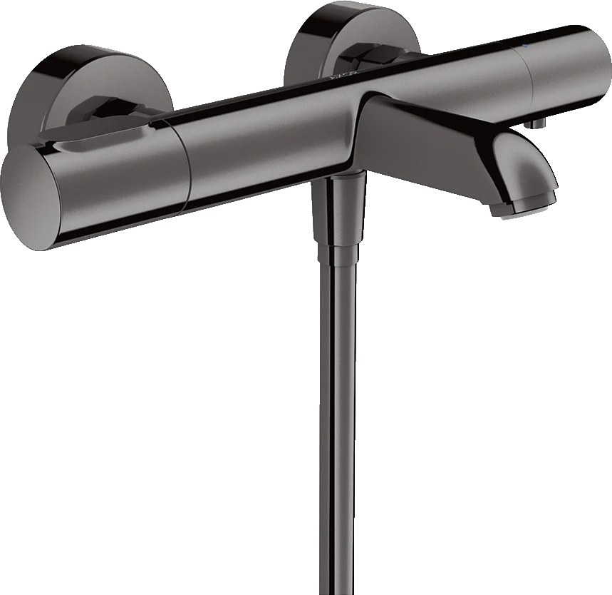 Axor Citterio M Thermostatic Bath Mixer For Exposed Installation Polished Black Chrome