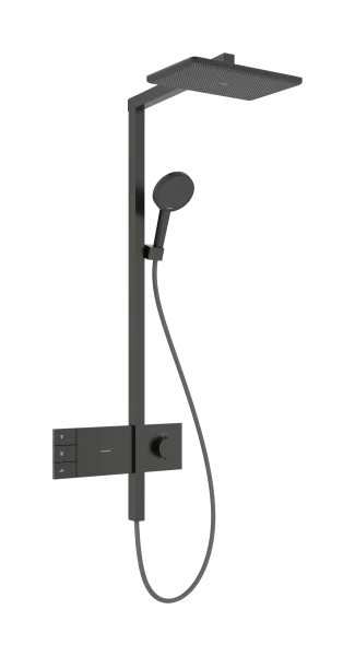 Hansgrohe Raindance Alive Q Showerpipes With Thermostatic Mixer 1170 X 350 X 180mm Gunmetal/chrome - Brushed
