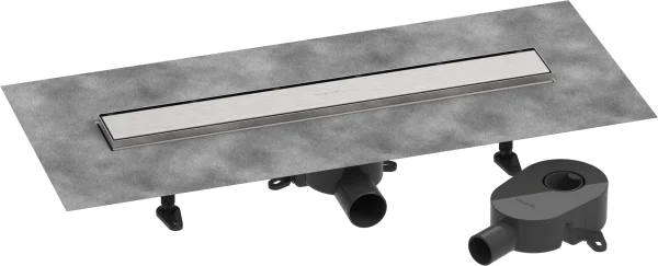 Hansgrohe Raindrain Go Shower Wastes 783 X 163 X 132mm Stainless Steel - Brushed