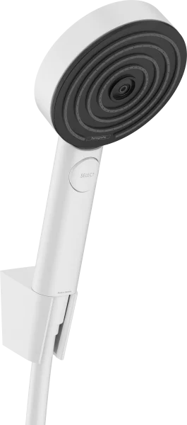 Hansgrohe Pulsify Select S Shower Holder Set 105 3jet Relaxation With Shower Hose 125 Cm Matt White