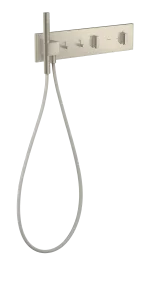 Axor Showercomposition Thermostatic Shower Mixer Concealed 560 X 390 X 150mm Nickel - Brushed
