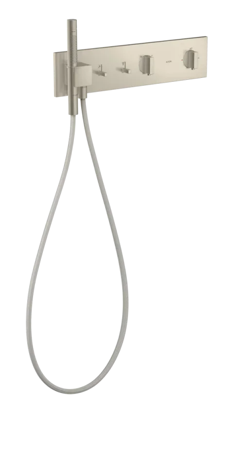 Axor Showercomposition Thermostatic Shower Mixer Concealed 560 X 390 X 150mm Nickel - Brushed product image - Image 1