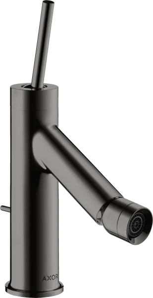 Axor Starck Single Lever Bidet Mixer With Pin Handle And Pop-up Waste Polished Black Chrome