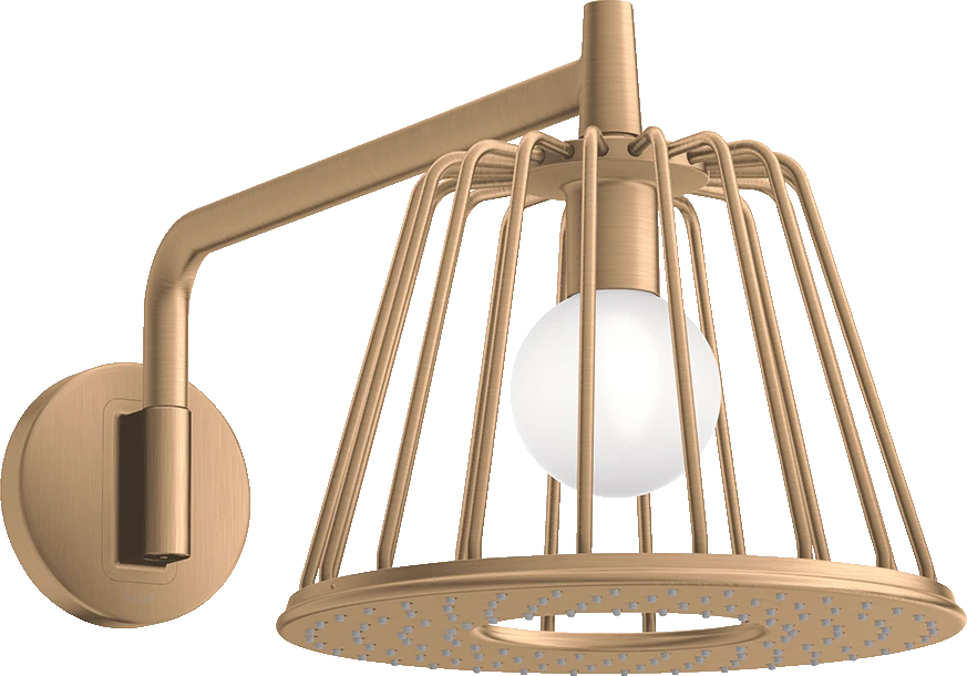 Axor Lampshower/nendo Lampshower 275 1jet With Shower Arm Brushed Bronze