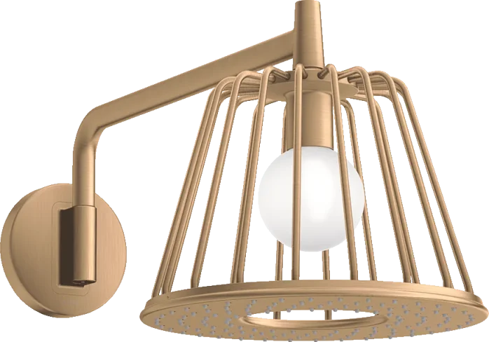 Axor Lampshower/nendo Overhead Showers 755 X 315 X 350mm Bronze - Brushed product image - Image 1