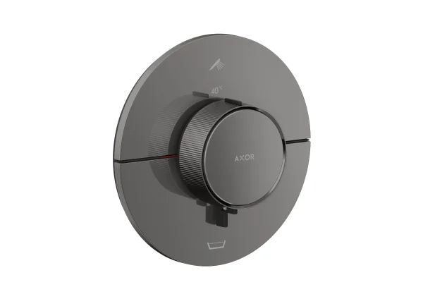 Axor Showerselect Id Thermostatic Shower Mixer Concealed 269 X 242 X 179mm Gunmetal/chrome - Polished