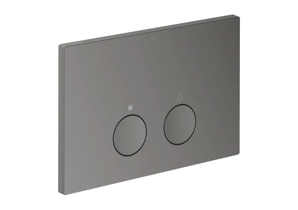 Axor Flushplate Flush Plates 370 X 225 X 100mm Gunmetal/chrome - Polished