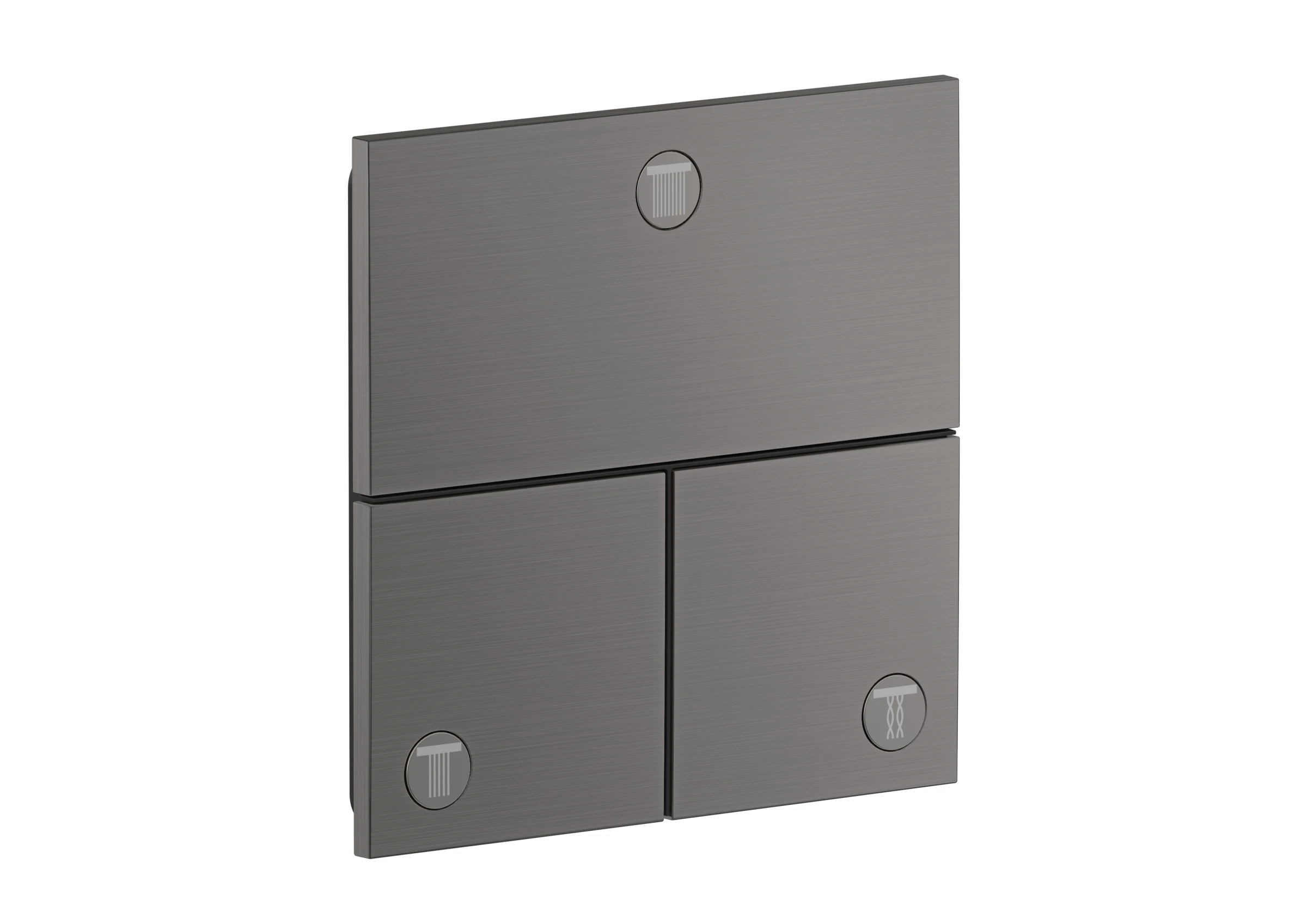 Axor Showerselect Id Valves Concealed 269 X 242 X 179mm Gunmetal/chrome - Brushed