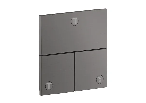 Axor Showerselect Id Valves Concealed 269 X 242 X 179mm Gunmetal/chrome - Brushed