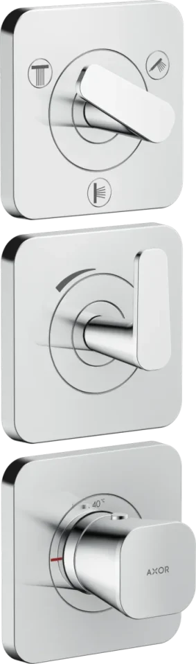 Axor Citterio C Thermostatic Shower Mixer Concealed 298.5 X 209 X 139mm Chrome product image - Image 1